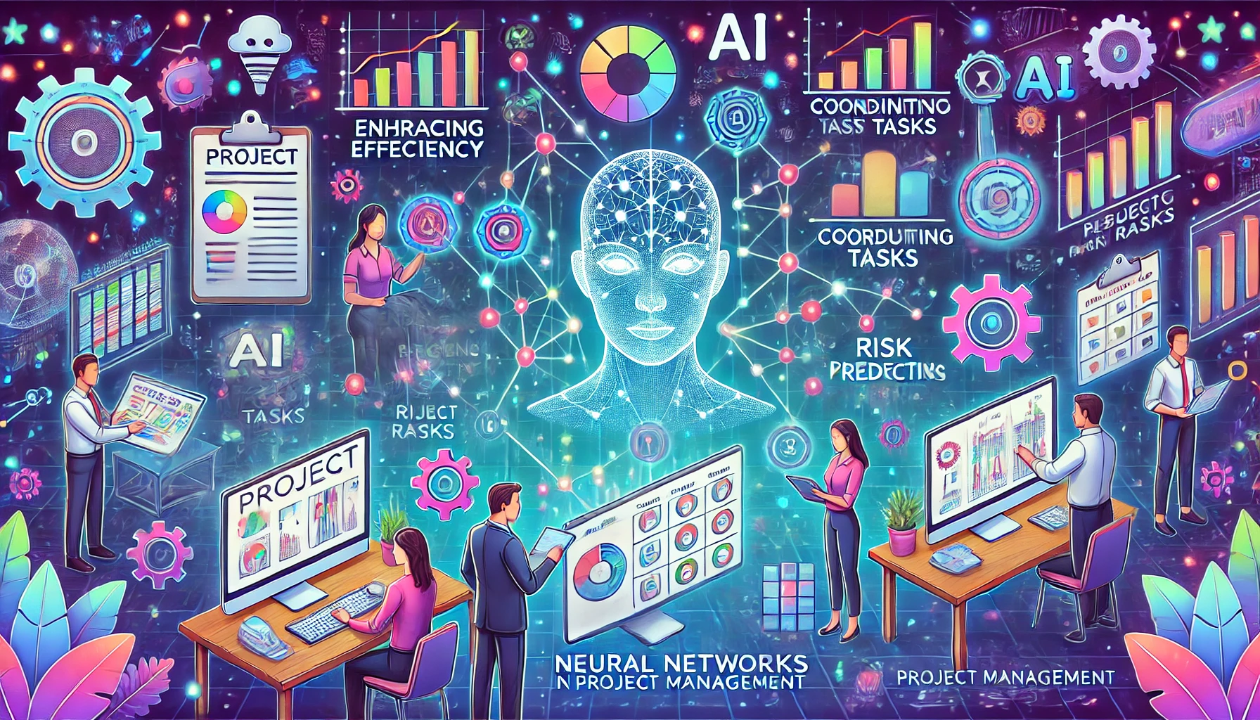 Детальніше про статтю Нейромережі для управління проєктами: Штучний інтелект для підвищення ефективності, координації та прогнозування ризиків
